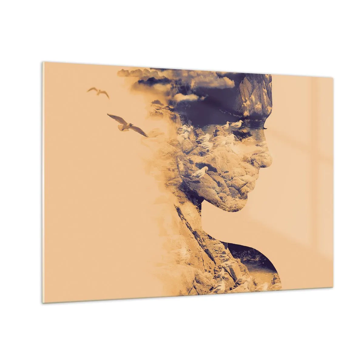 Obraz na skle - Krásna od prírody - 100x70 cm