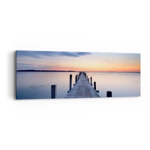 Obraz na plátne - Pokoj príjemného súmraku - 90x30 cm