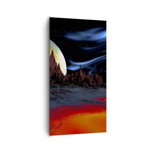 Obraz na plátne - Neznámy svet - 65x120 cm