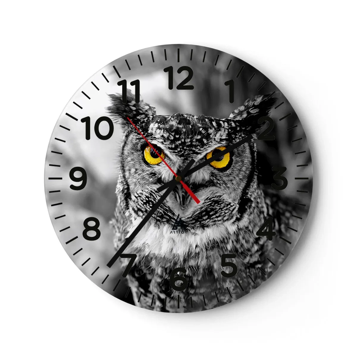 Nástenné hodiny - Nič sa neschová - 40x40 cm