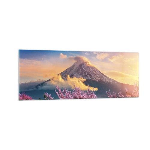 Obraz na skle - Japonská sviatosť - 140x50 cm