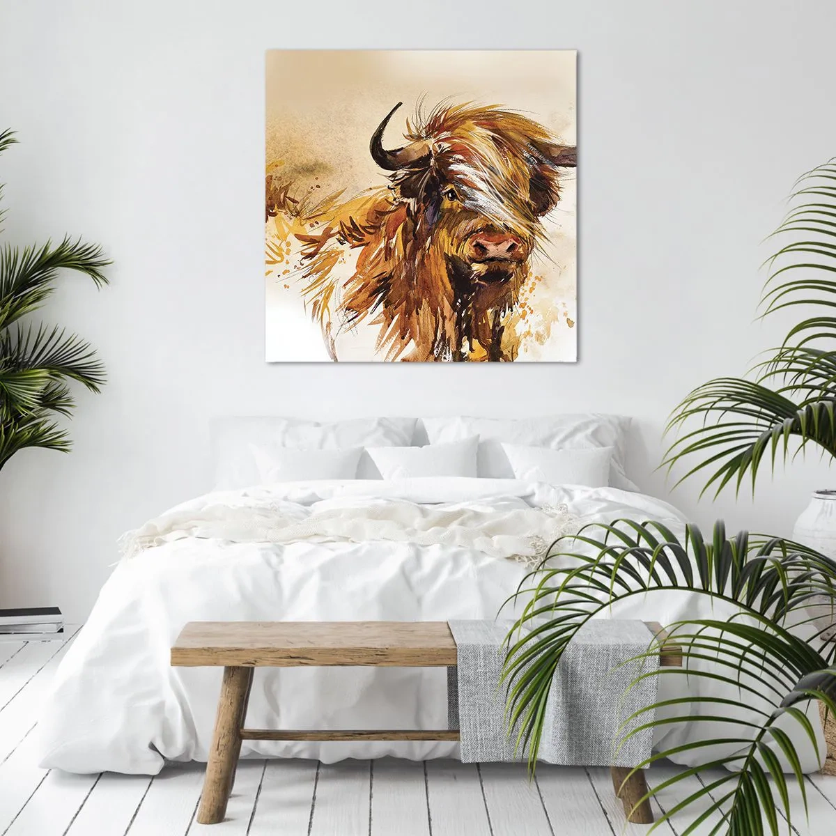 Obraz na plátne - Pýcha lovca - 60x60 cm