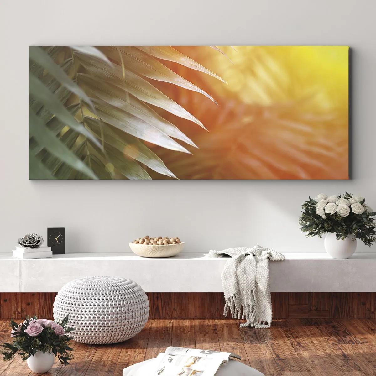 Obraz na plátne - Ráno v džungli - 100x40 cm
