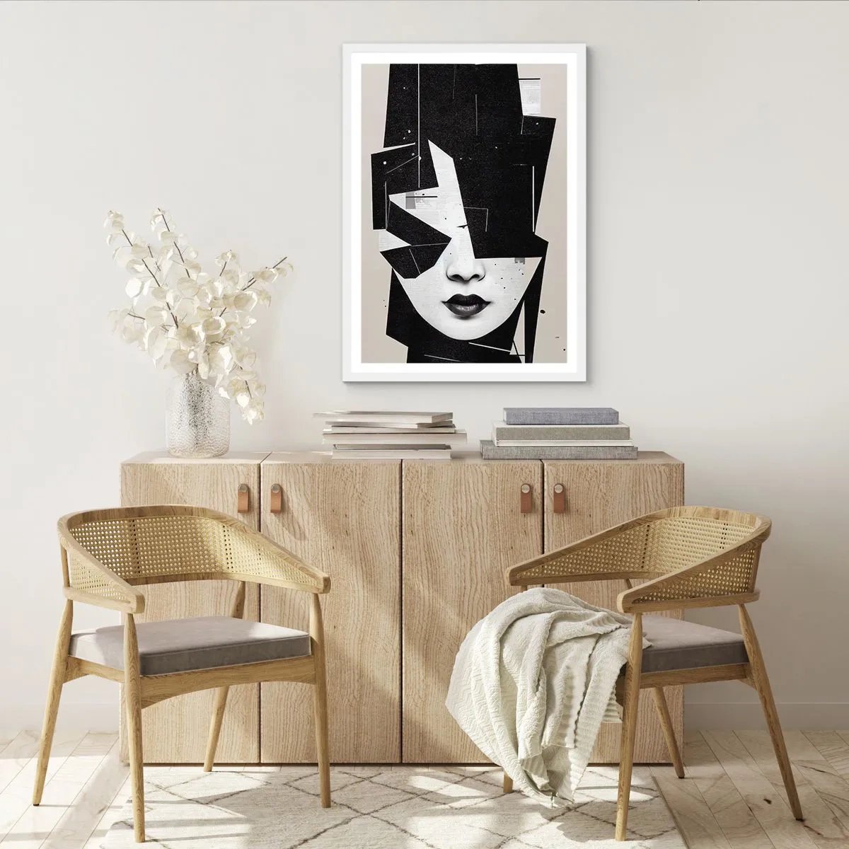 Plagát v bielom ráme - Hlboko skryté - 50x70 cm