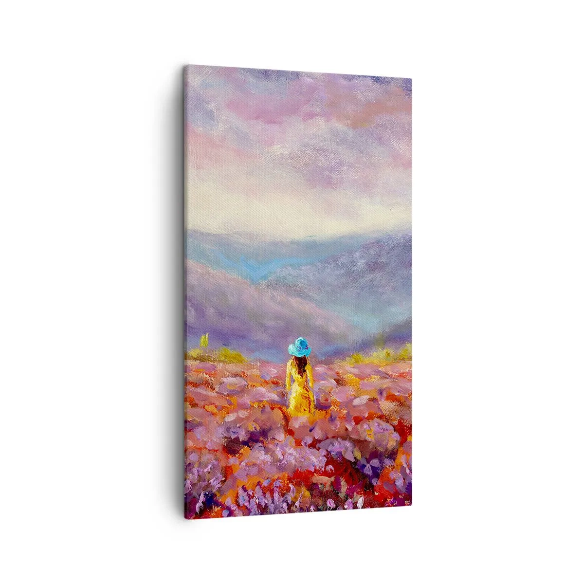 Obraz na plátne - V levanduľovom svete - 45x80 cm