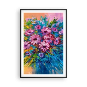 Plagát v čiernom ráme - Energia života - 61x91 cm