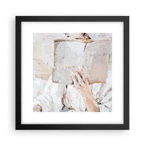 Plagát v čiernom ráme - V inom svete - 30x30 cm