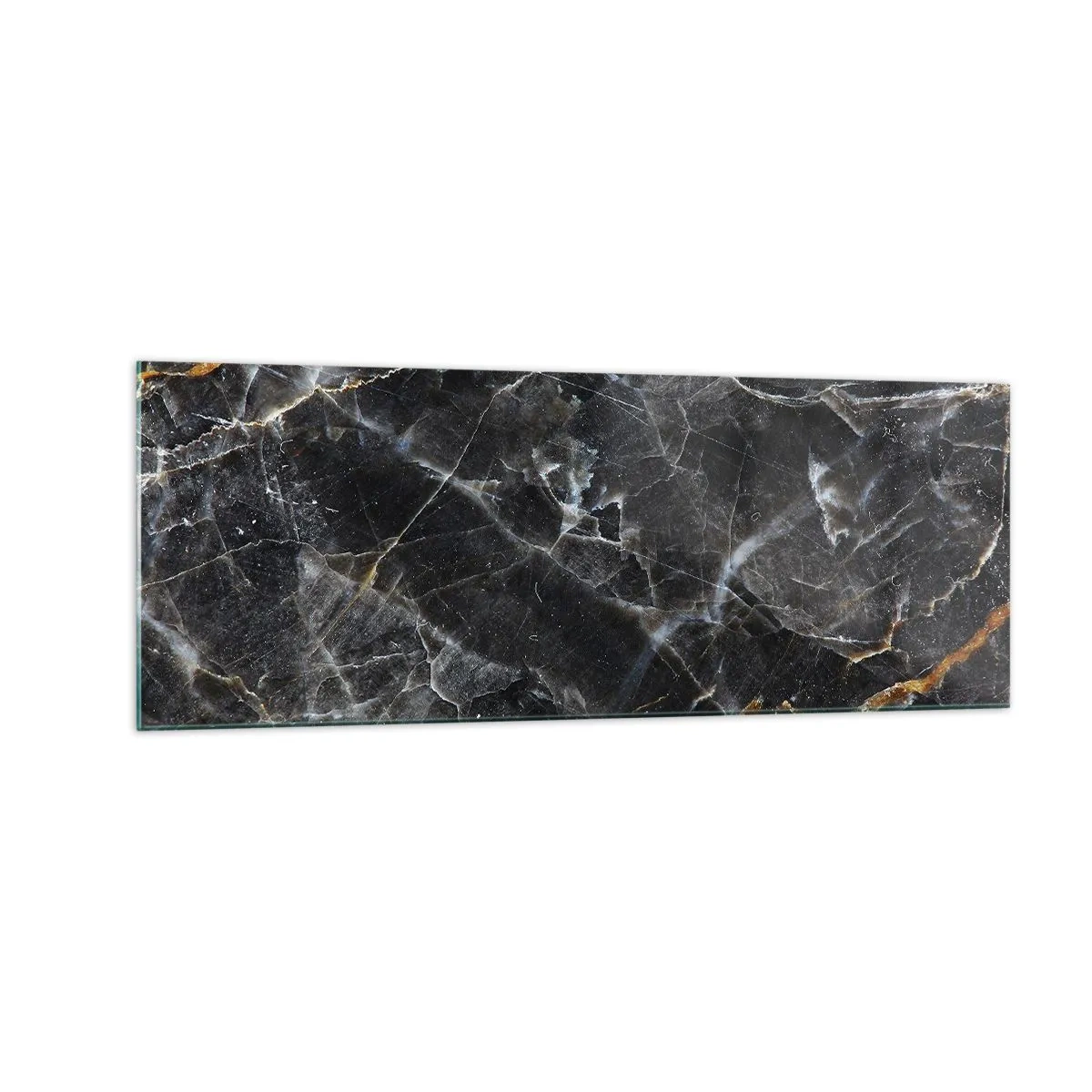 Obraz na skle - Vnútorný život kameňa - 140x50 cm