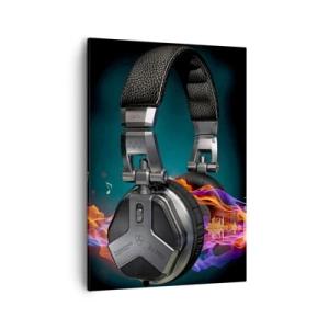 Obraz na plátne - V ohni hudby - 50x70 cm