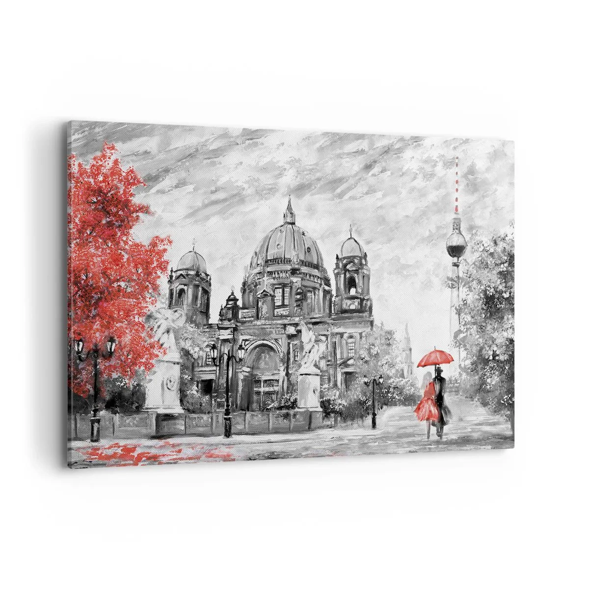 Obraz na plátne - Berlínske stretnutie - 120x80 cm