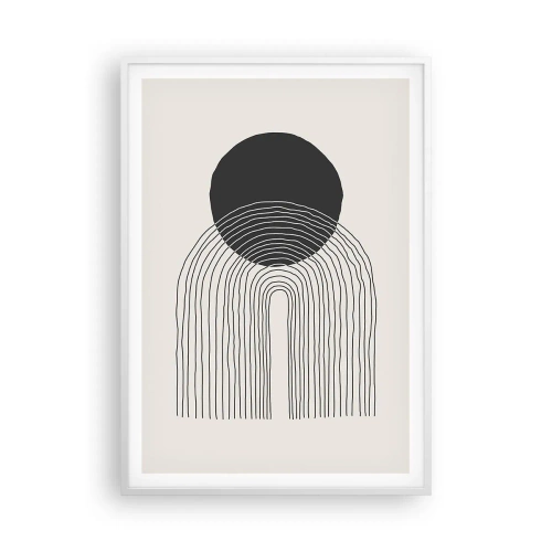 Plagát v bielom ráme - Chvenie a istota - 70x100 cm