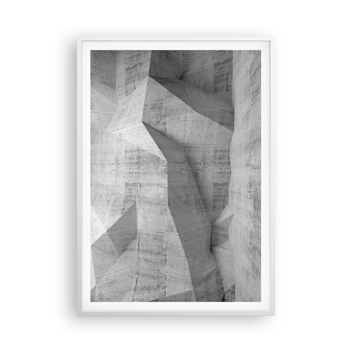 Plagát v bielom ráme - Skutočná výzva - 70x100 cm