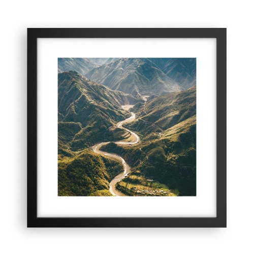 Plagát v čiernom ráme - Priamo zo srdca hôr - 30x30 cm