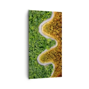 Obraz na plátne - Hranice a prelomy - 65x120 cm