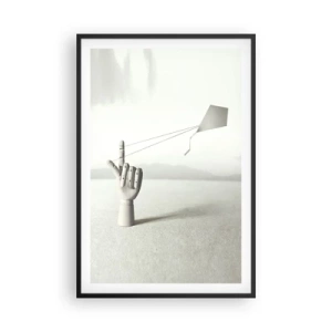 Plagát v čiernom ráme - Výzva - 61x91 cm