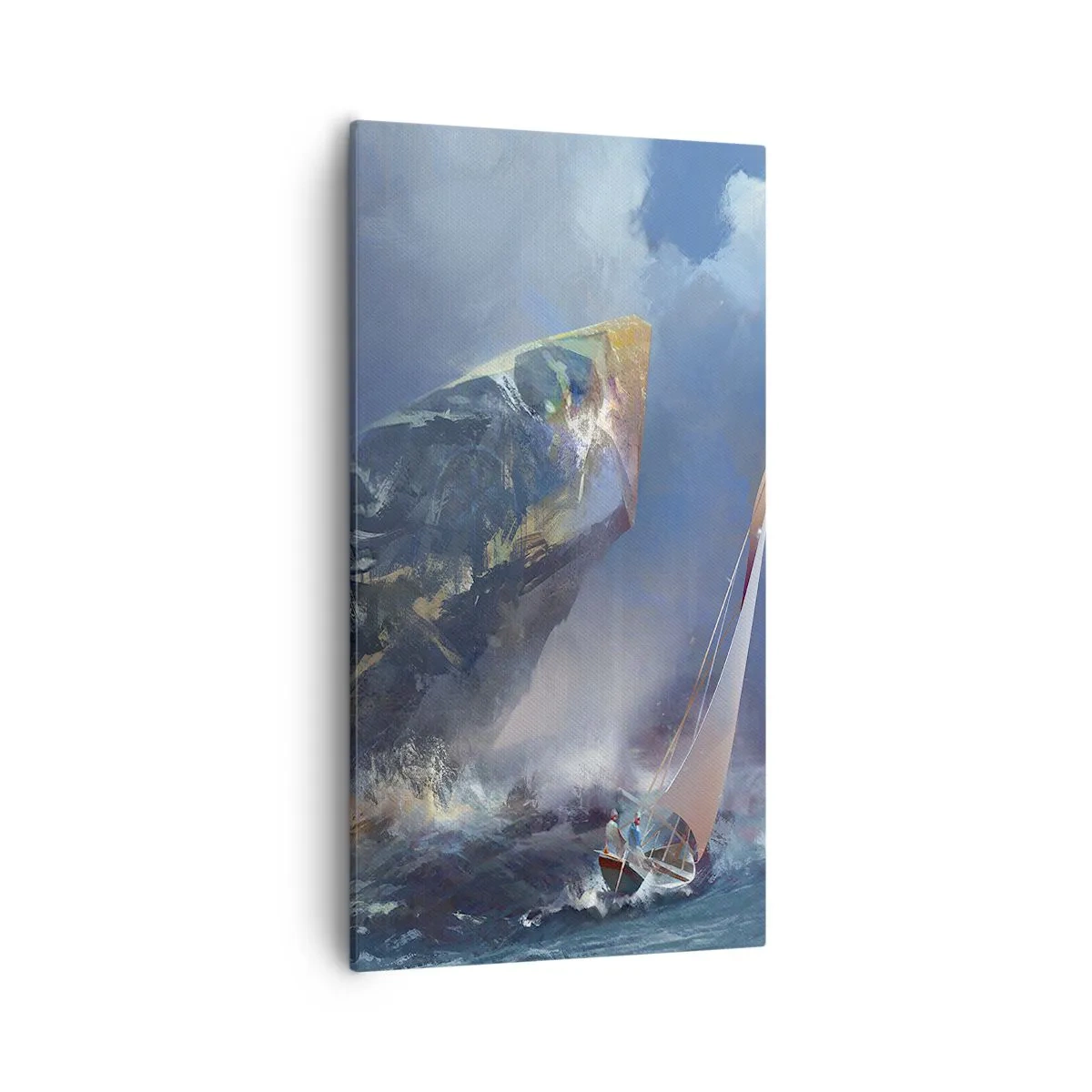 Obraz na plátne - Kto má odvahu, vyhráva - 55x100 cm