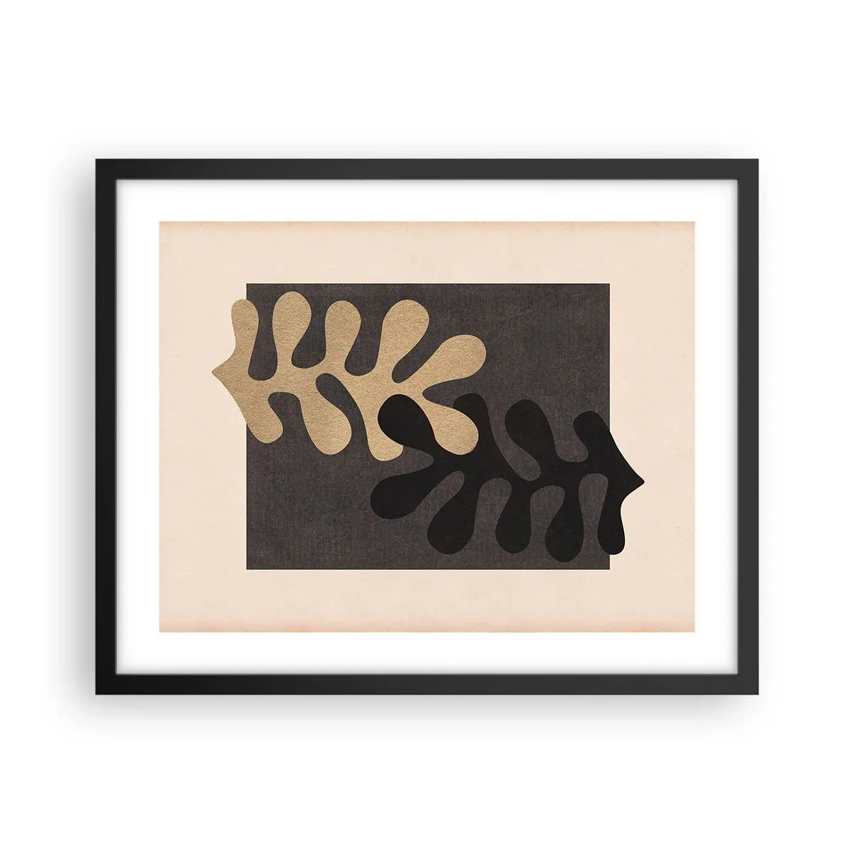 Plagát v čiernom ráme - Neprítomnosť a doplnenie - 50x40 cm