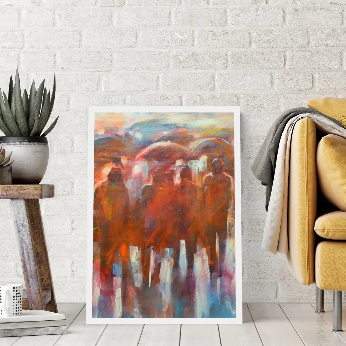 Plagát - Rovnocenní v daždi a hmle - 61x91 cm