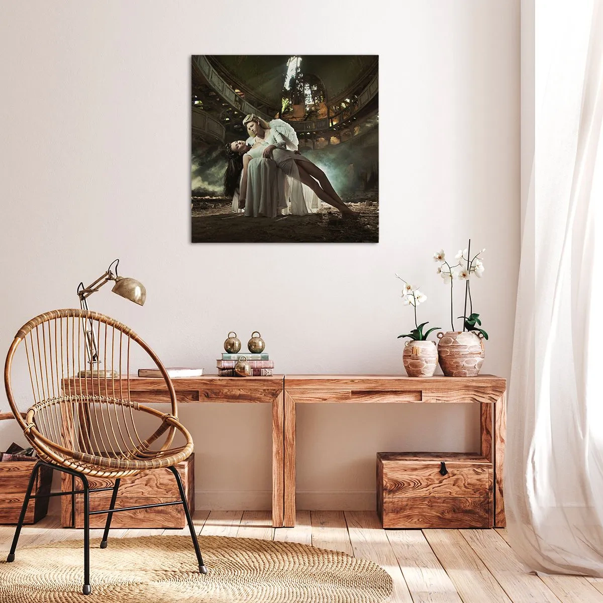 Obraz na plátne - Duch starého divadla - 70x70 cm