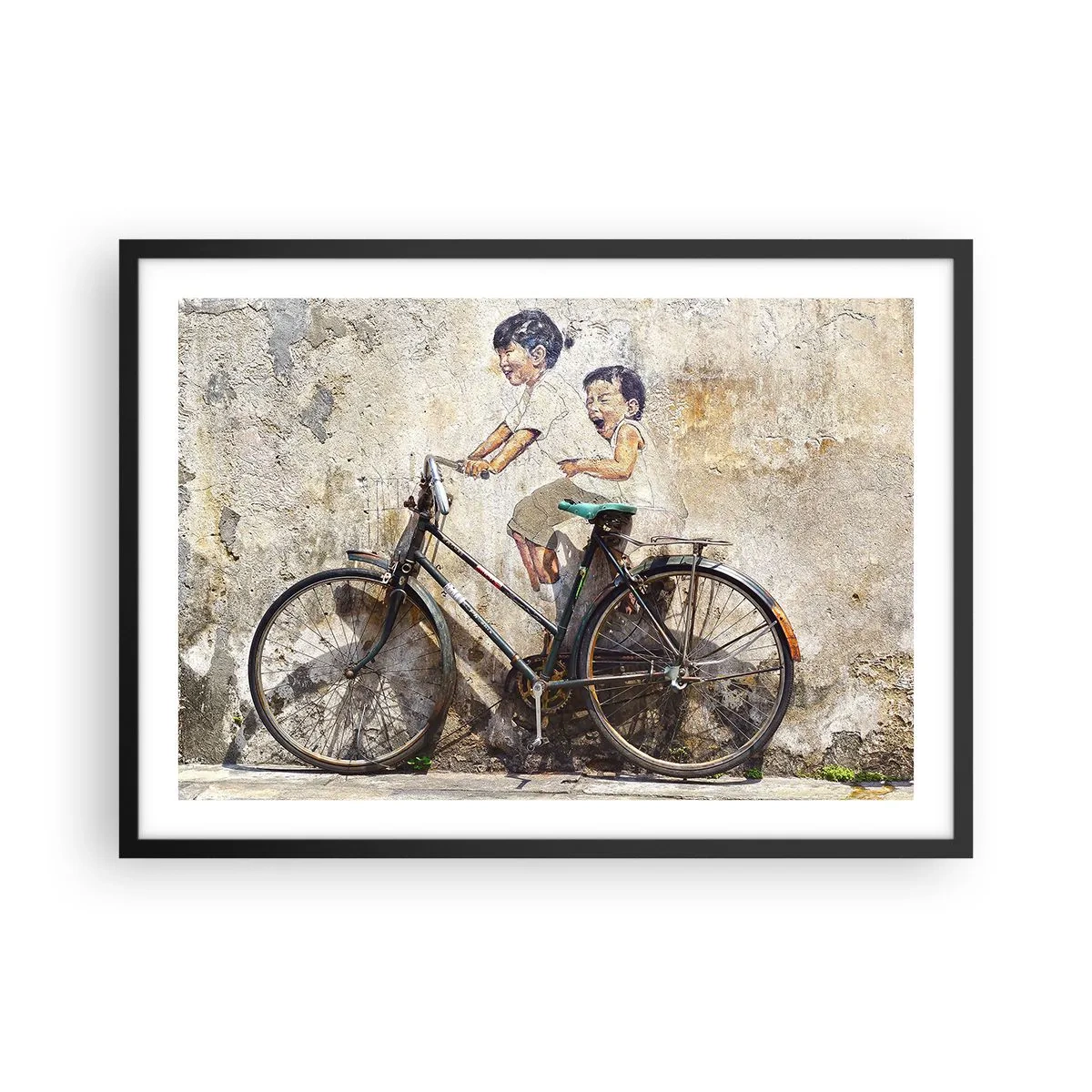 Plagát v čiernom ráme - Pravda alebo klam? - 70x50 cm