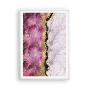 Plagát v bielom ráme - Na hranici - 70x100 cm