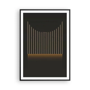 Plagát v čiernom ráme - Preskúmať temnotu - 70x100 cm