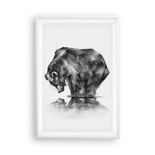 Plagát v bielom ráme - Je príjemné sa stretnúť s niekým blízkym - 61x91 cm