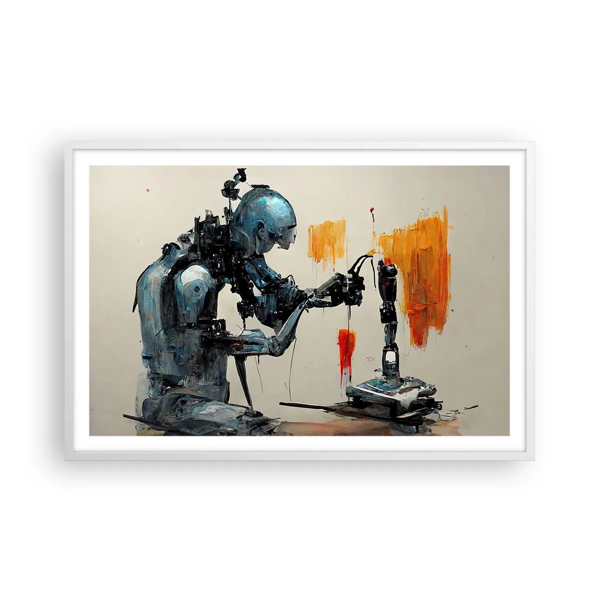 Plagát v bielom ráme - Už zajtra… - 91x61 cm