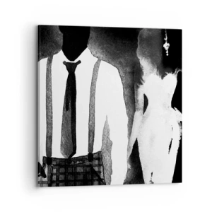 Obraz na plátne - V štýle noir - 70x70 cm