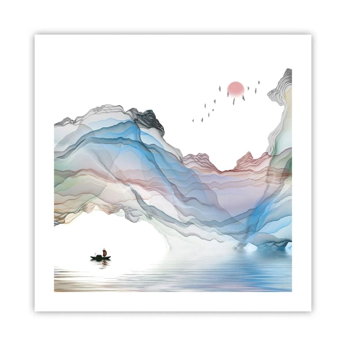 Plagát - Ku krištáľovým horám - 50x50 cm