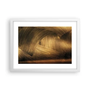 Plagát v bielom ráme - V zlatom labyrinte - 40x30 cm