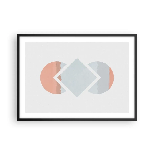 Plagát v čiernom ráme - Situácia je jasná - 70x50 cm