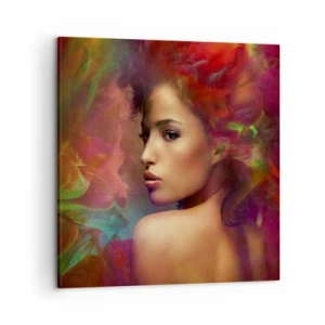 Obraz na plátne - Krajšia ako dúha, jemnejšia ako hmla - 50x50 cm