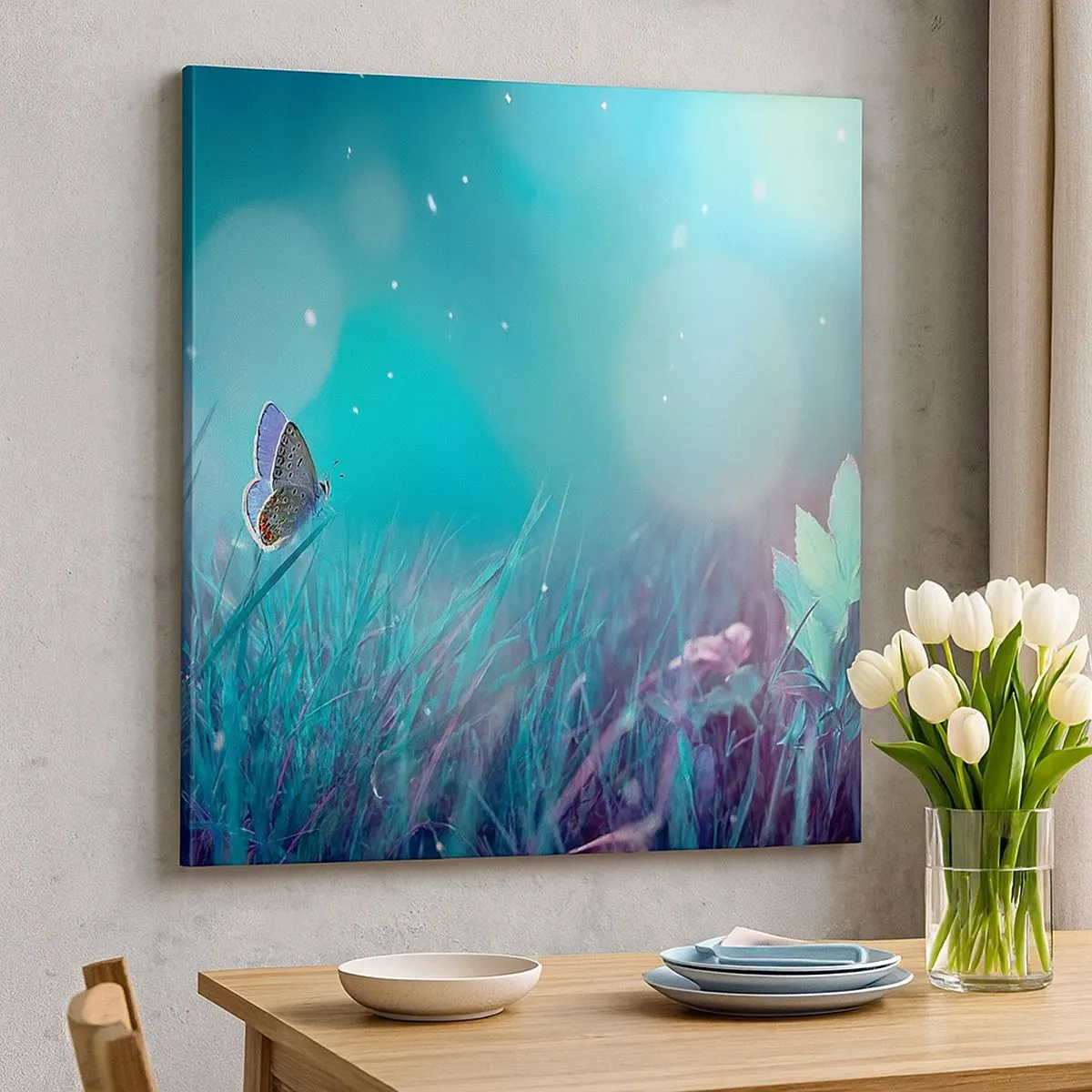 Obraz na plátne - Tajomný život lúky - 30x30 cm