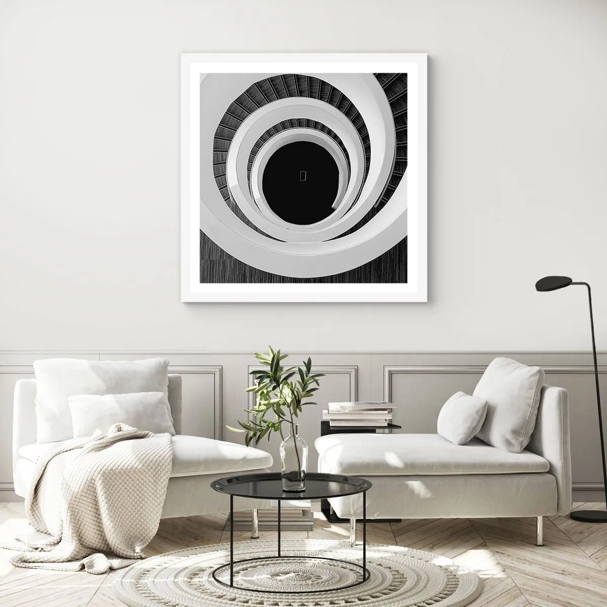 Plagát v bielom ráme - K podstate vecí - 60x60 cm