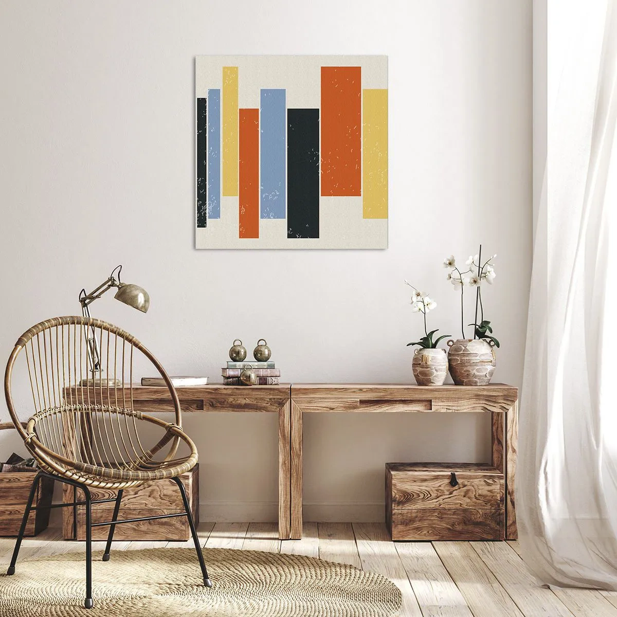 Obraz na plátne - Záznam hudby - 60x60 cm