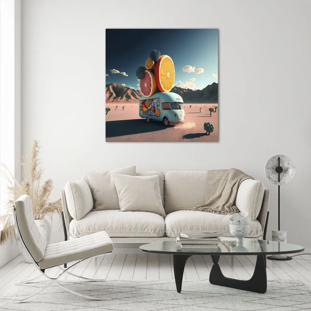 Obraz na skle - Chuť prázdnin - 40x40 cm