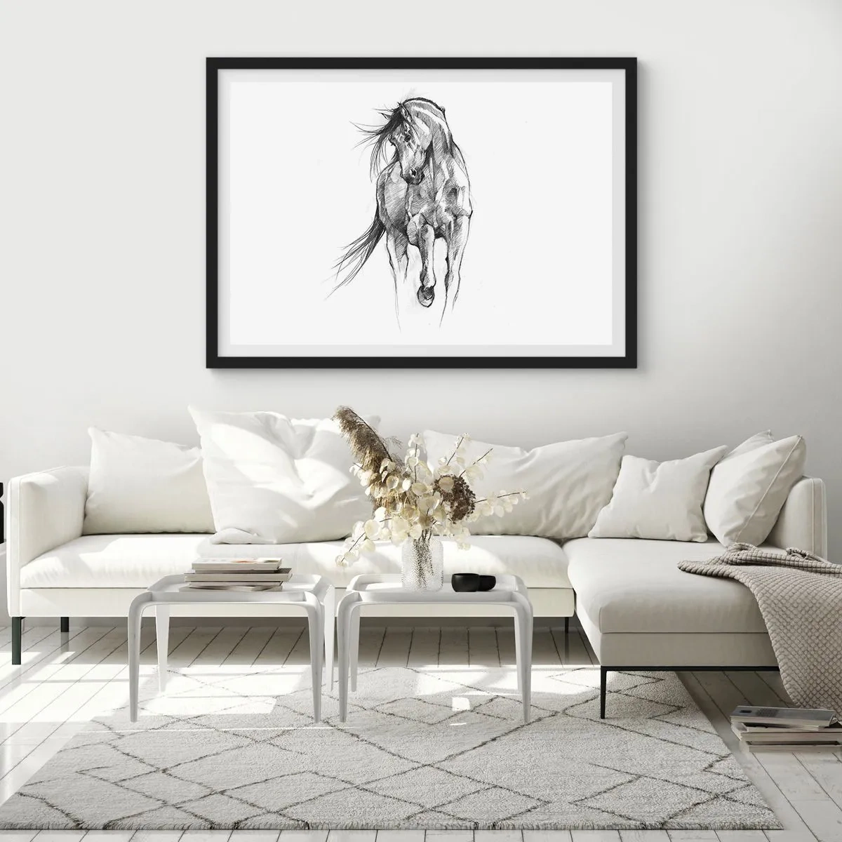 Plagát v čiernom ráme - V ladnom kluse - 70x50 cm