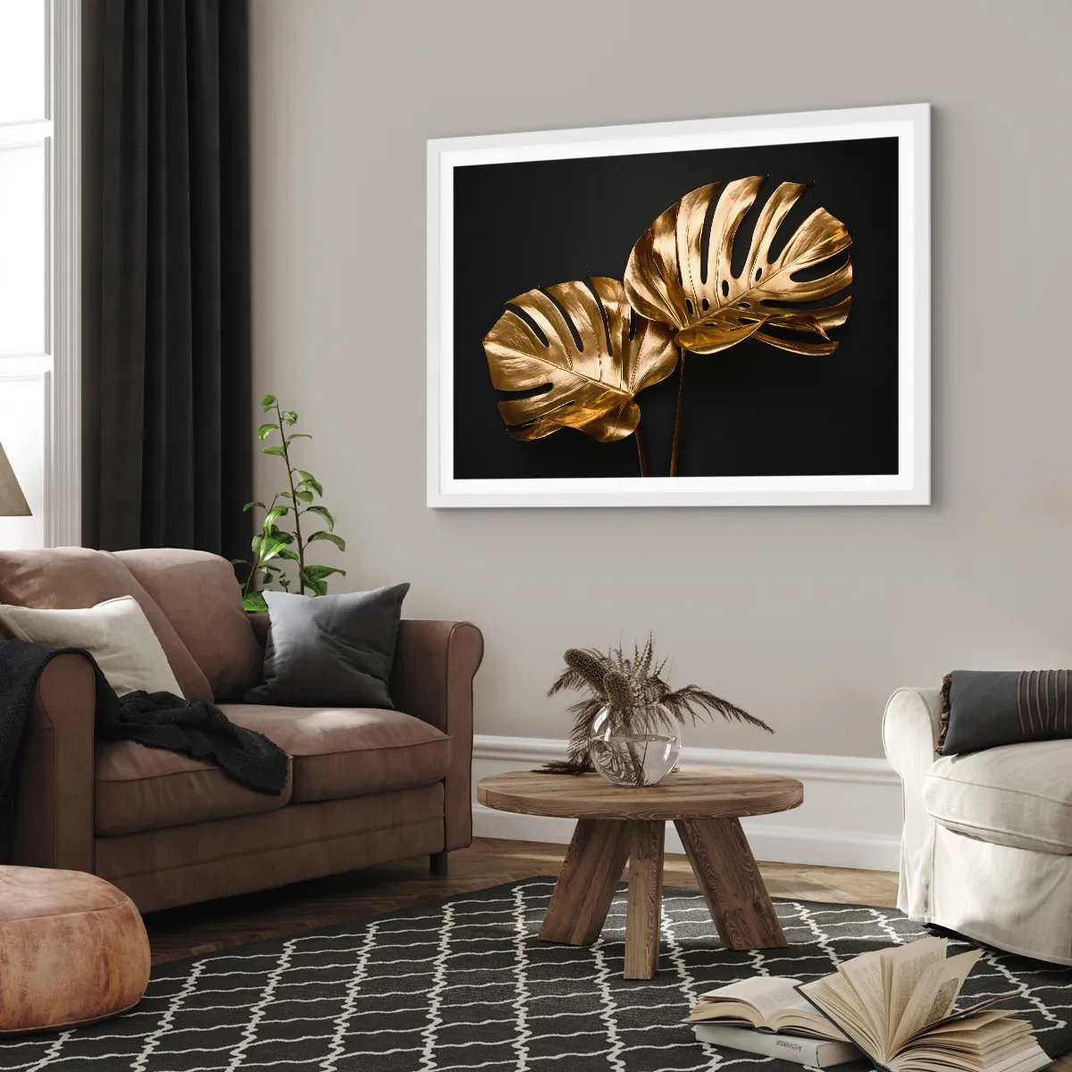 Plagát v bielom ráme - Poklady prírody - 40x30 cm