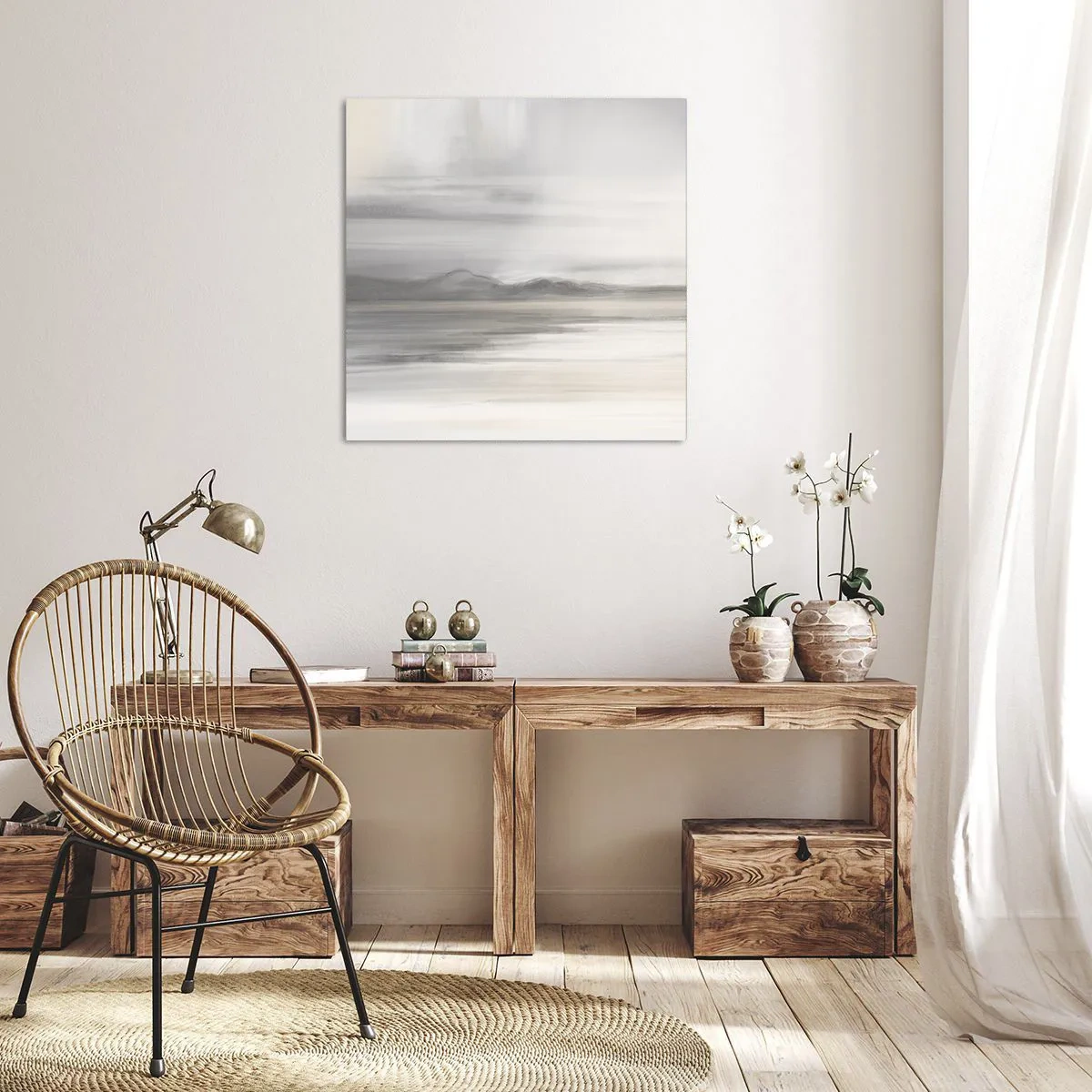 Obraz na plátne - Zamyslená diaľka - 50x50 cm