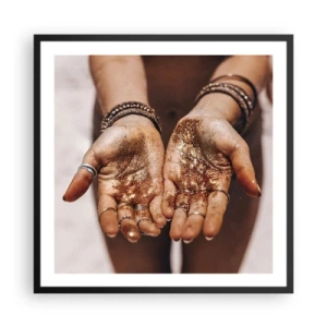 Plagát v čiernom ráme - Darček pre teba - 60x60 cm