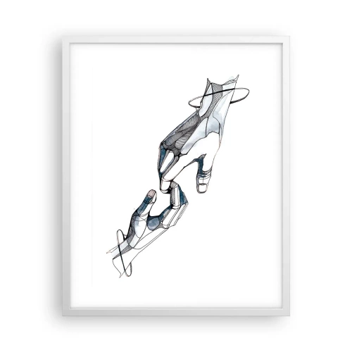 Plagát v bielom ráme - Dobré gesto - 40x50 cm