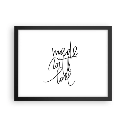 Plagát v čiernom ráme - Najlepšia značka - 40x30 cm