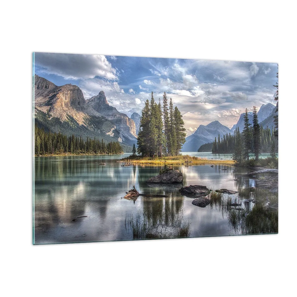 Obraz na skle - Pri veľkej a čistej vode… - 120x80 cm