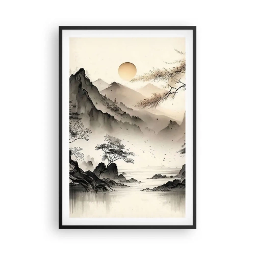 Plagát v čiernom ráme - Jedinečné kúzlo orientu - 61x91 cm