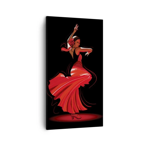 Obraz na plátne - Horúca duša flamenco - 45x80 cm