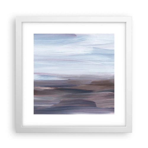 Plagát v bielom ráme - Živly: voda - 30x30 cm