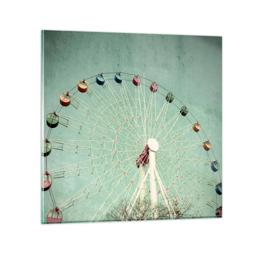 Obraz na skle - Pozývame vás na zábavu - 60x60 cm