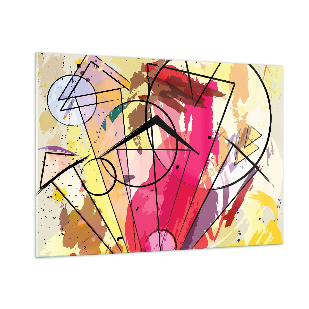 Obraz na skle - Výbuch - 100x70 cm