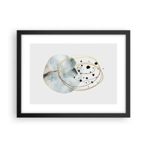 Plagát v čiernom ráme - V objatí priestoru - 40x30 cm